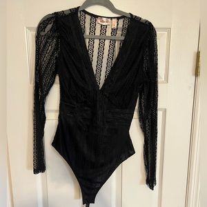 Crochet body suit